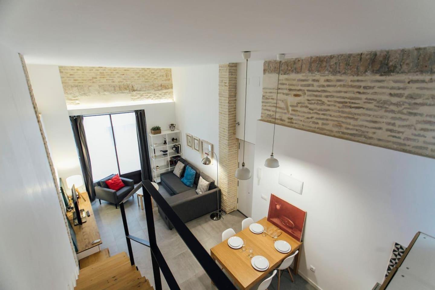 Amplio Apartamento De Diseno Precioso De Estilo Sevillano En Pleno Centro ภายนอก รูปภาพ